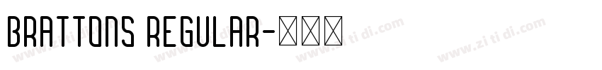 Brattons Regular字体转换